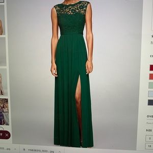 David’s Bridal Lace Bridesmaid Dress